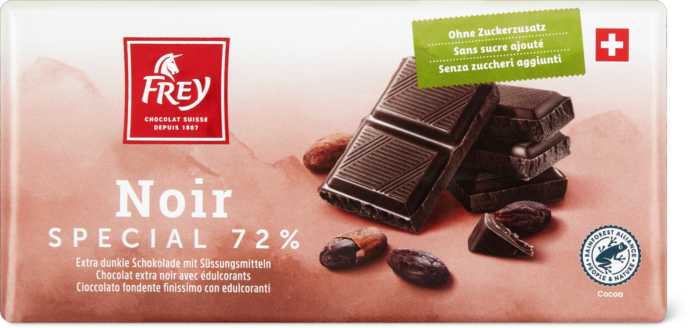 Noir Special 72% senza zuccheri aggiunti